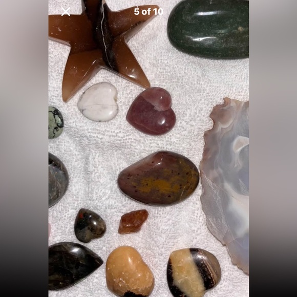 Heart-Shaped Brown Glass Accent NFS reserved - Picture 9 of 9